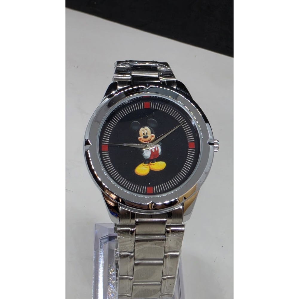 Unbranded Mickey Mouse Watch Stainless Steel Adjustable Band NEW